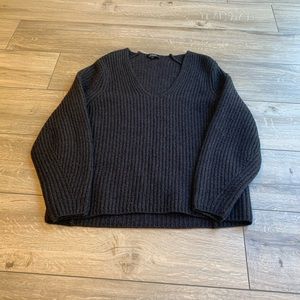 Barbaton oversized knitted wool sweater